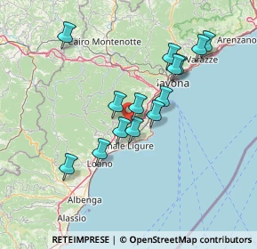 Mappa Strada della Val Nava, 17024 Orco Feglino SV, Italia (12.93286)