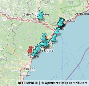 Mappa Strada della Val Nava, 17024 Orco Feglino SV, Italia (11.03)