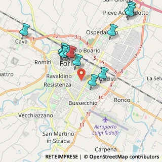 Mappa Via Corrado Viali, 47121 Forlì FC, Italia (2.21462)