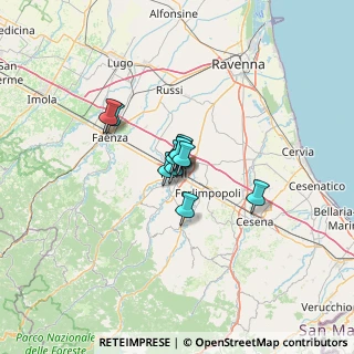Mappa Via Corrado Viali, 47121 Forlì FC, Italia (6.36545)