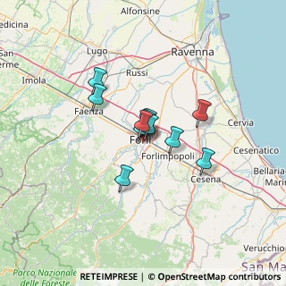 Mappa Via Corrado Viali, 47121 Forlì FC, Italia (8.00182)