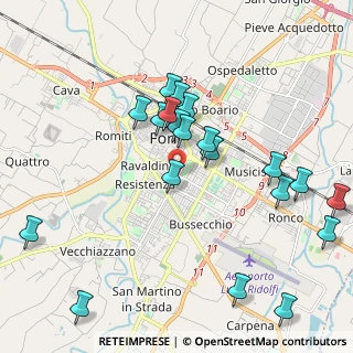 Mappa Via Domenico Bolognesi, 47121 Forlì FC, Italia (2.225)