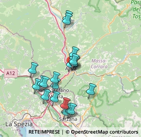 Mappa SP14, 54011 Aulla MS, Italia (7.145)