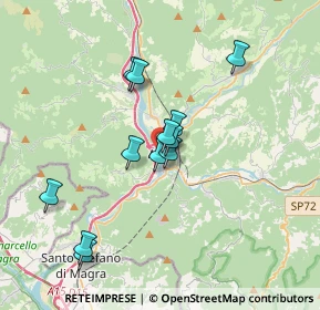 Mappa SP14, 54011 Aulla MS, Italia (3.07833)