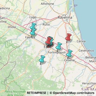 Mappa Viale F.lli Spazzoli, 47121 Forlì FC, Italia (7.99545)
