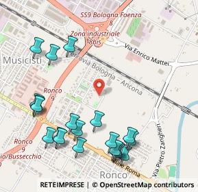 Mappa Via Giacomo Puccini, 47122 Forlì FC, Italia (0.631)