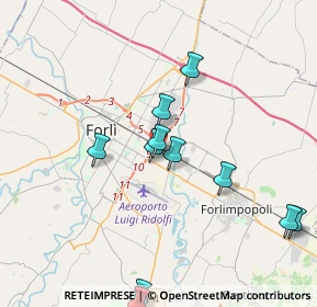 Mappa Via Giacomo Puccini, 47122 Forlì FC, Italia (4.19364)