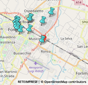 Mappa Via Giacomo Puccini, 47122 Forlì FC, Italia (2.31692)