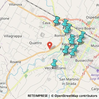 Mappa Via Comugno, 47121 Forlì FC, Italia (2.058)