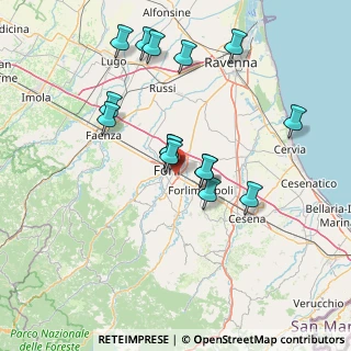Mappa Viale Roma, 47122 Forlì FC, Italia (14.51)