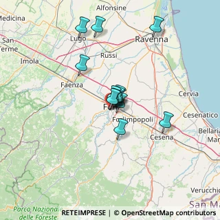 Mappa Via Adriano Casadei, 47121 Forlì FC, Italia (9.66846)