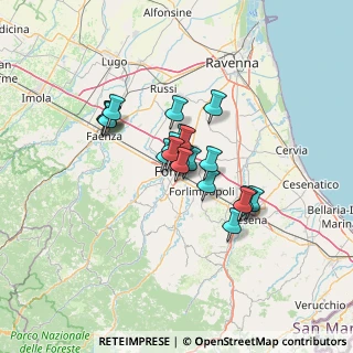 Mappa Via Giovan Battista Bonucci, 47121 Forlì FC, Italia (9.0945)