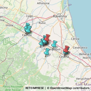 Mappa Via Giovan Battista Bonucci, 47121 Forlì FC, Italia (9.84467)