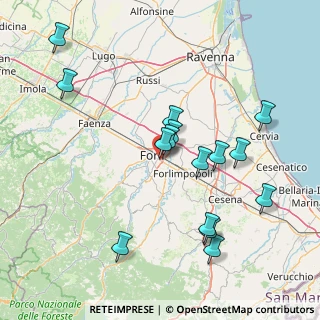 Mappa Via Giovan Battista Bonucci, 47121 Forlì FC, Italia (16.304)