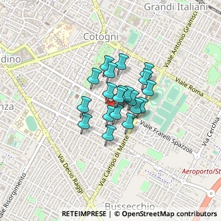 Mappa Via Corrado Benini, 47121 Forlì FC, Italia (0.2505)