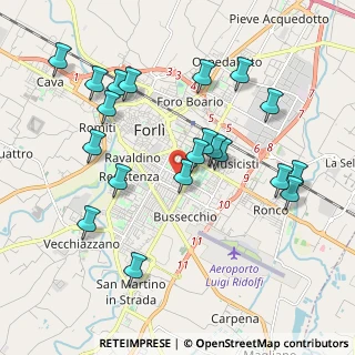 Mappa Via Corrado Benini, 47121 Forlì FC, Italia (2.0895)