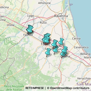 Mappa Via Domenico Pantoli, 47121 Forlì FC, Italia (9.0425)