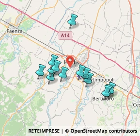 Mappa 47121 Forlì FC, Italia (6.59615)