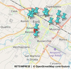 Mappa 47121 Forlì FC, Italia (2.00583)