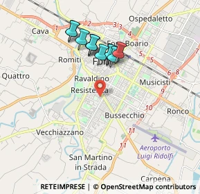 Mappa 47121 Forlì FC, Italia (1.66091)