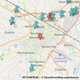 Mappa 47121 Forlì FC, Italia (3.42846)