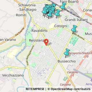 Mappa 47121 Forlì FC, Italia (1.48412)