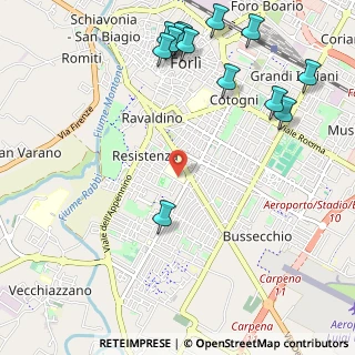 Mappa 47121 Forlì FC, Italia (1.43538)