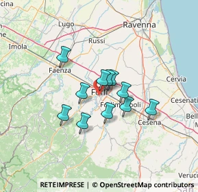 Mappa 47121 Forlì FC, Italia (9.37091)