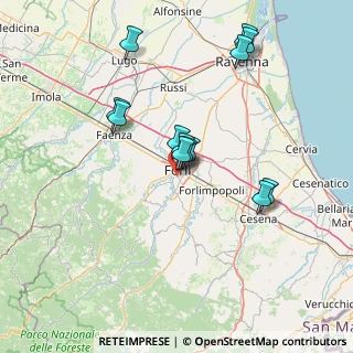 Mappa 47121 Forlì FC, Italia (13.61923)