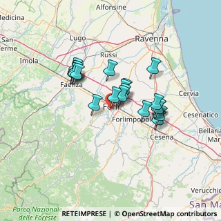 Mappa 47121 Forlì FC, Italia (11.044)