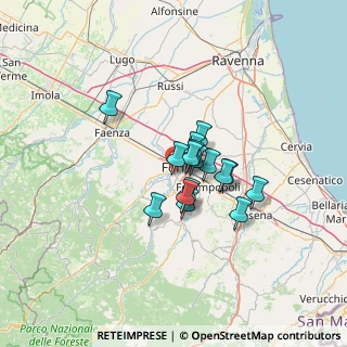Mappa 47121 Forlì FC, Italia (8.39375)