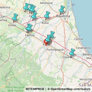 Mappa 47121 Forlì FC, Italia (18.89615)