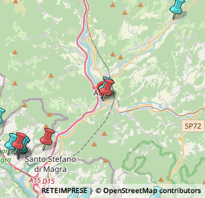 Mappa Via Nardi Anacarsi, 54011 Aulla MS, Italia (7.19071)