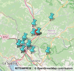 Mappa Via Nardi Anacarsi, 54011 Aulla MS, Italia (6.73467)