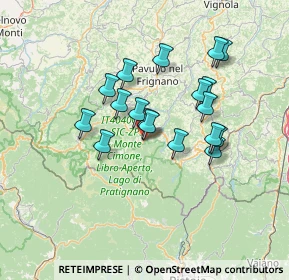 Mappa Viale Europa, 41021 Fanano MO, Italia (11.735)