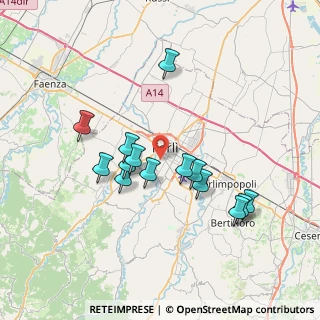 Mappa Via Giuseppe di Vittorio, 47121 Forlì FC, Italia (6.75571)