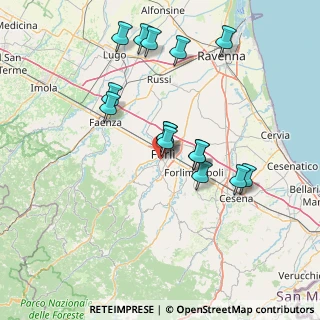 Mappa Via Giuseppe di Vittorio, 47121 Forlì FC, Italia (14.28867)