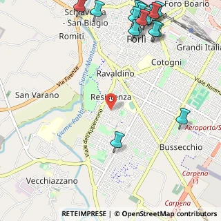 Mappa Via Giuseppe di Vittorio, 47121 Forlì FC, Italia (1.6475)