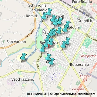 Mappa Via Giuseppe di Vittorio, 47121 Forlì FC, Italia (0.794)