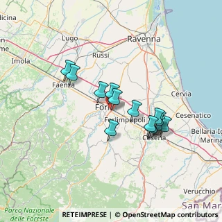 Mappa Via Claudio Monteverdi, 47122 Forlì FC, Italia (11.69429)