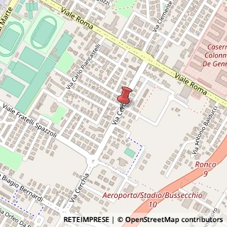 Mappa Via Cerchia, 38, 47121 Forlì, Forlì-Cesena (Emilia Romagna)