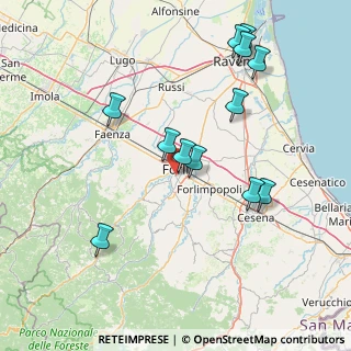 Mappa Via Aldo Moro, 47121 Forlì FC, Italia (16.4625)