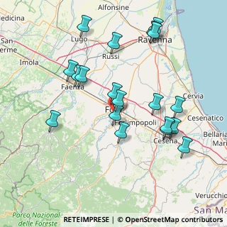 Mappa Via Aldo Moro, 47121 Forlì FC, Italia (16.31421)
