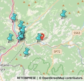 Mappa Via Barisello, 54011 Aulla MS, Italia (4.46417)