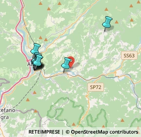 Mappa Via Barisello, 54011 Aulla MS, Italia (3.93545)