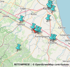 Mappa Via Duilio Peroni, 47121 Forlì FC, Italia (16.38583)