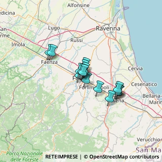 Mappa Via Rinaldo Palareti, 47121 Forlì FC, Italia (8.78688)