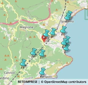 Mappa Contrada Sacconi, 17026 Noli SV, Italia (1.97583)