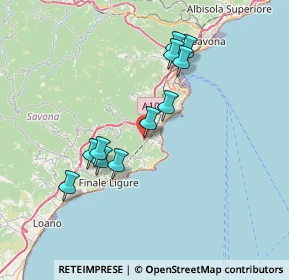 Mappa Contrada Sacconi, 17026 Noli SV, Italia (6.66182)