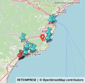 Mappa Contrada Sacconi, 17026 Noli SV, Italia (7.43647)